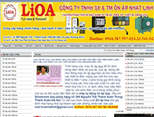 Tablet Screenshot of lioanhatlinh.com
